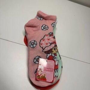 Strawberry Shortcake Quarter Rise Socks 5pk